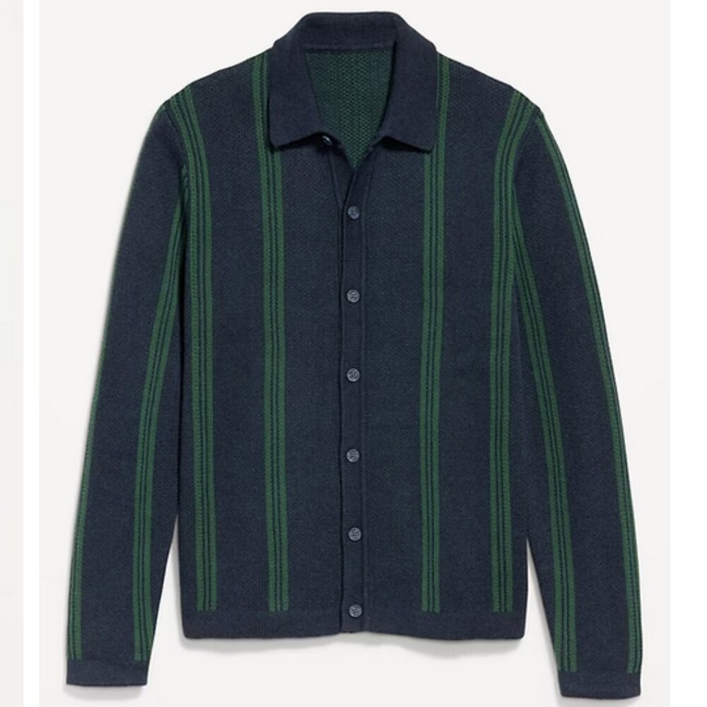 Old Navy Striped Button-Front Cardigan Sweater XS